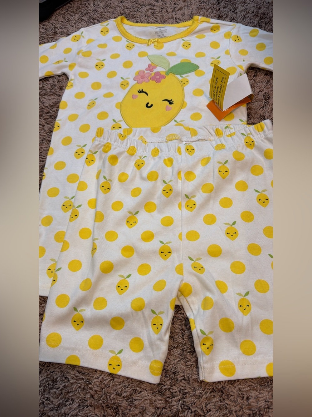 NWT Gymboree lemon summer pajamas brand new size 12
